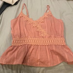 Pink Baby Doll Tang Top, Small, TjMax